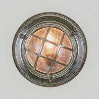 Jervis Outdoor Porthole Wall Light Silver - ELPIM59986AS