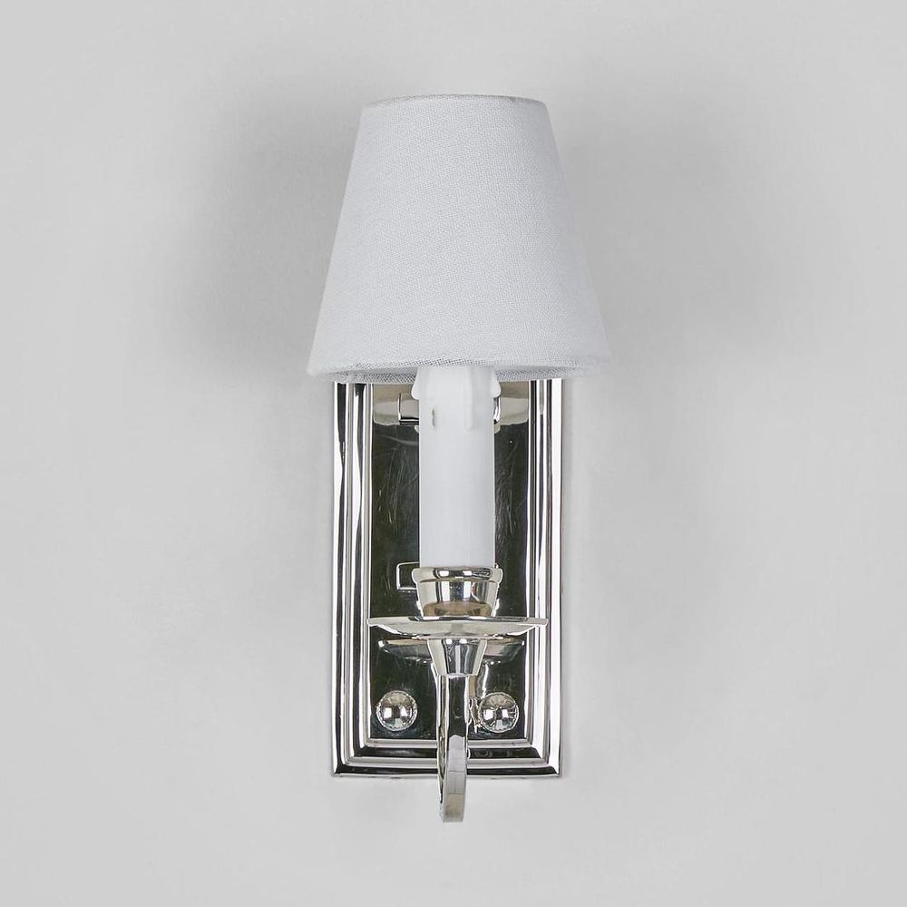 East Borne 1 Light Sconce Base Nickel - ELPIM901SN