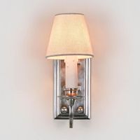 East Borne 1 Light Sconce Base Antique Silver - ELPIM901AS