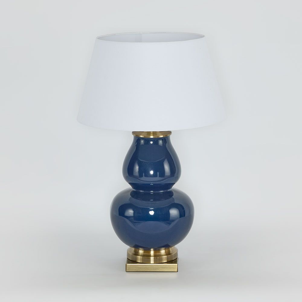Matisse Table Lamp Dark Blue Ceramic / Metal - ELJC9277BLU
