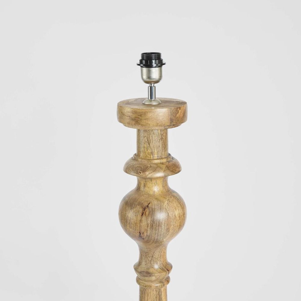 Rook Large Pillar Floor Lamp Light Natural Base Only - ZAF12060A