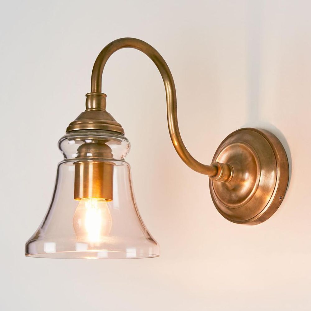 Plaza Wall Sconce Antique Brass - ELPIM52249AB