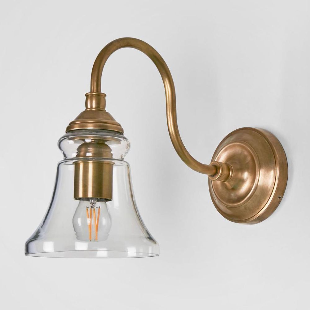 Plaza Wall Sconce Antique Brass - ELPIM52249AB
