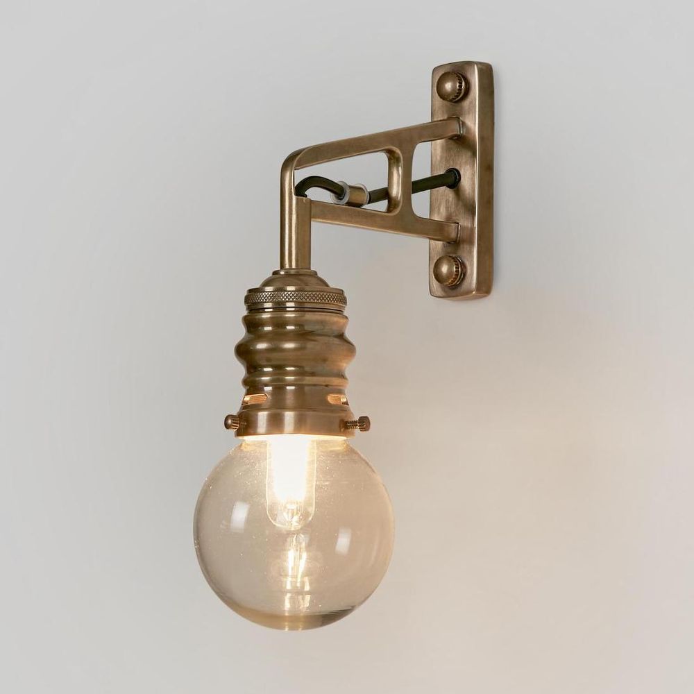 Carlton Exterior Wall Light Brass - ELPIM51517AB