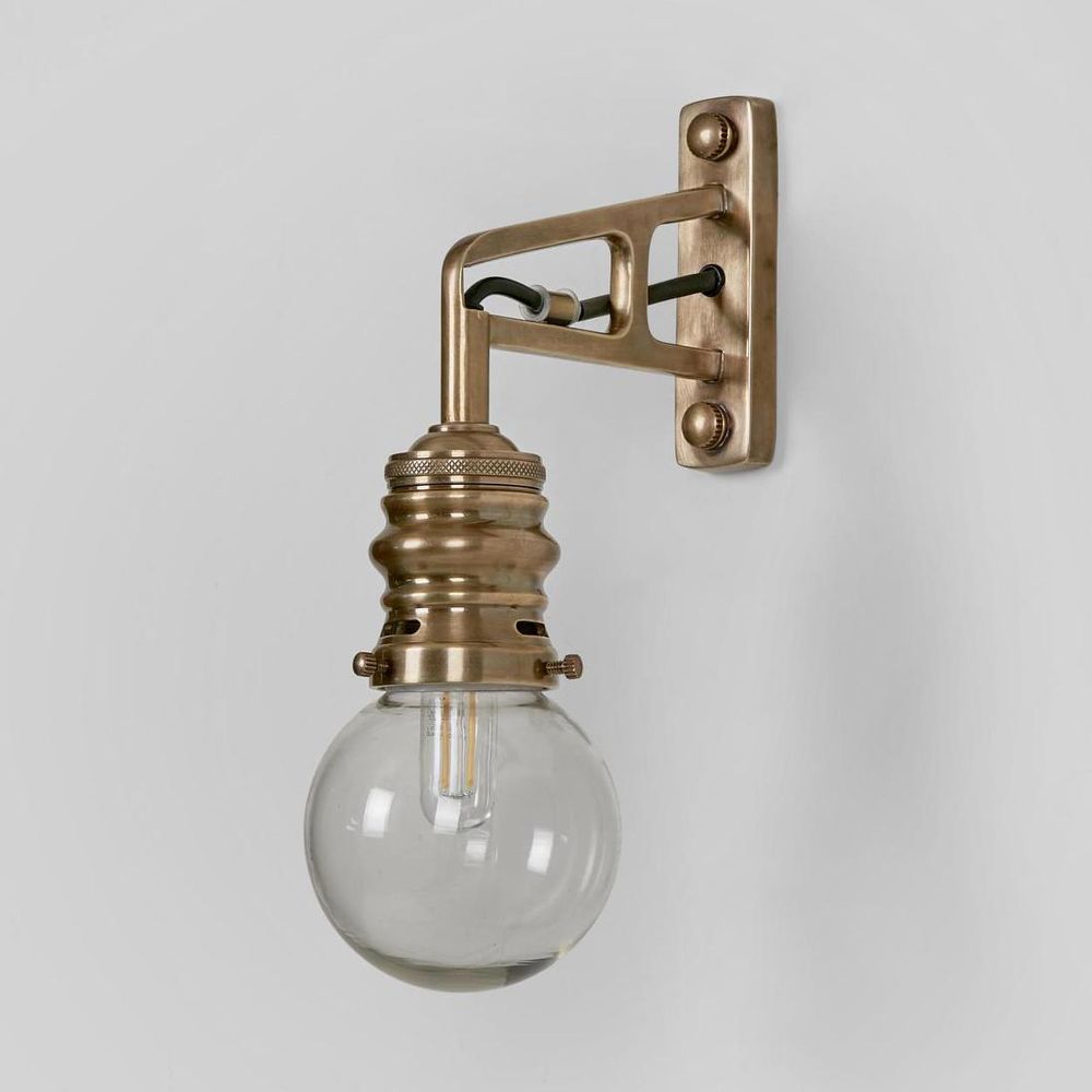 Carlton Exterior Wall Light Brass - ELPIM51517AB