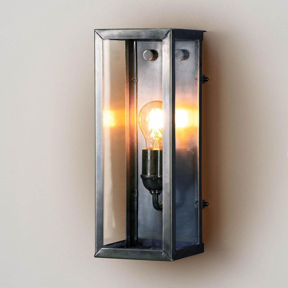 Goodman Exterior Wall Light Antique Silver Brass - ELPIM52204AS
