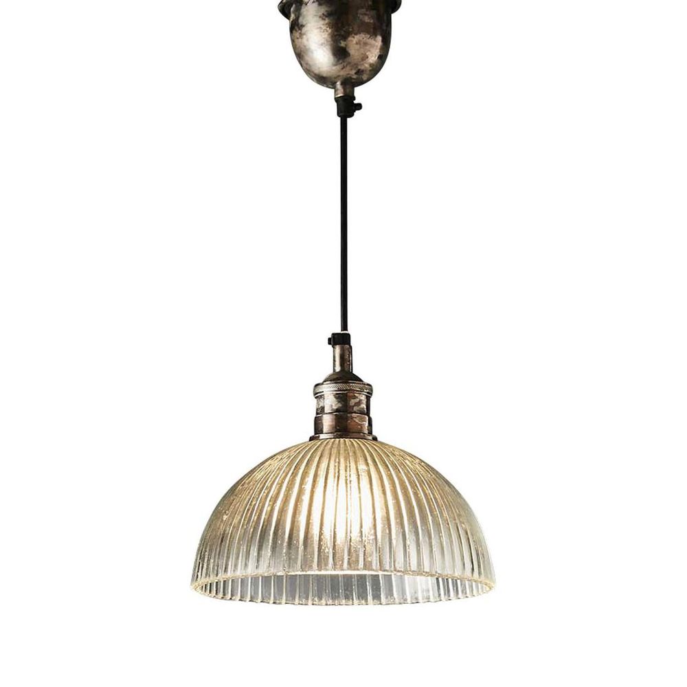 Fratelli 1 Light Pendant Antique Silver - ELPIM11005AS