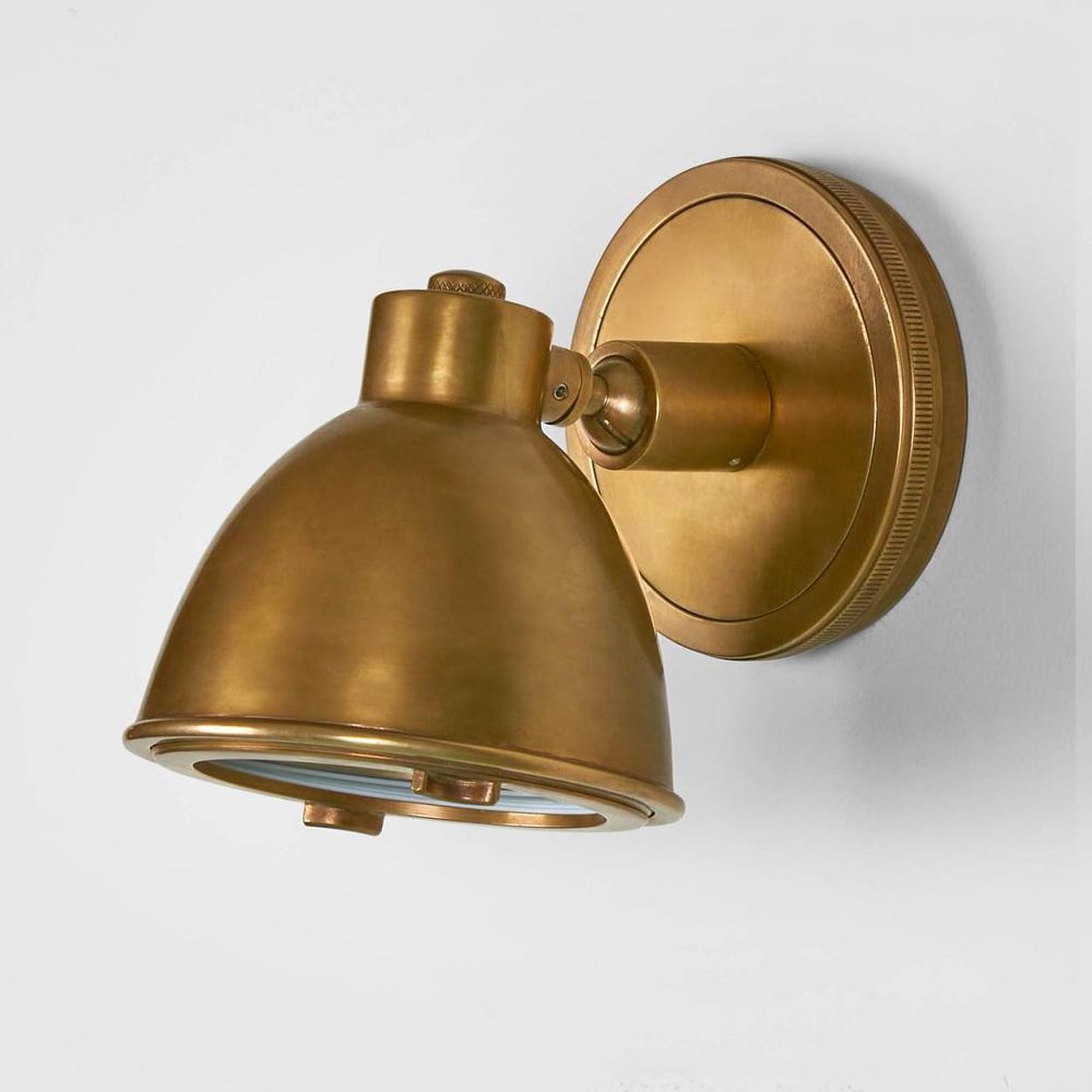 Panama Exterior Wall Light Brass - ELPIM31246AB