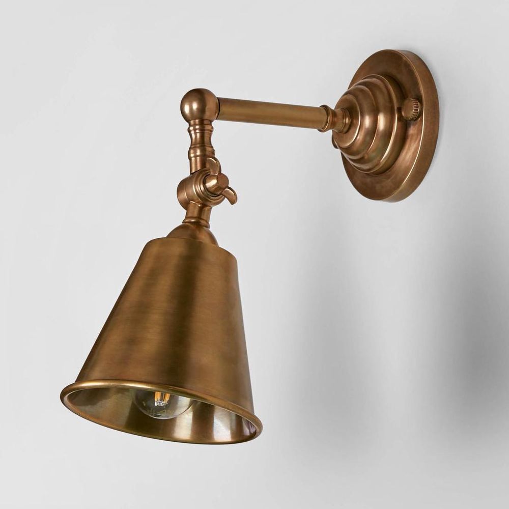 Utopia Wall Sconce Antique Brass - ELPIM31376AB