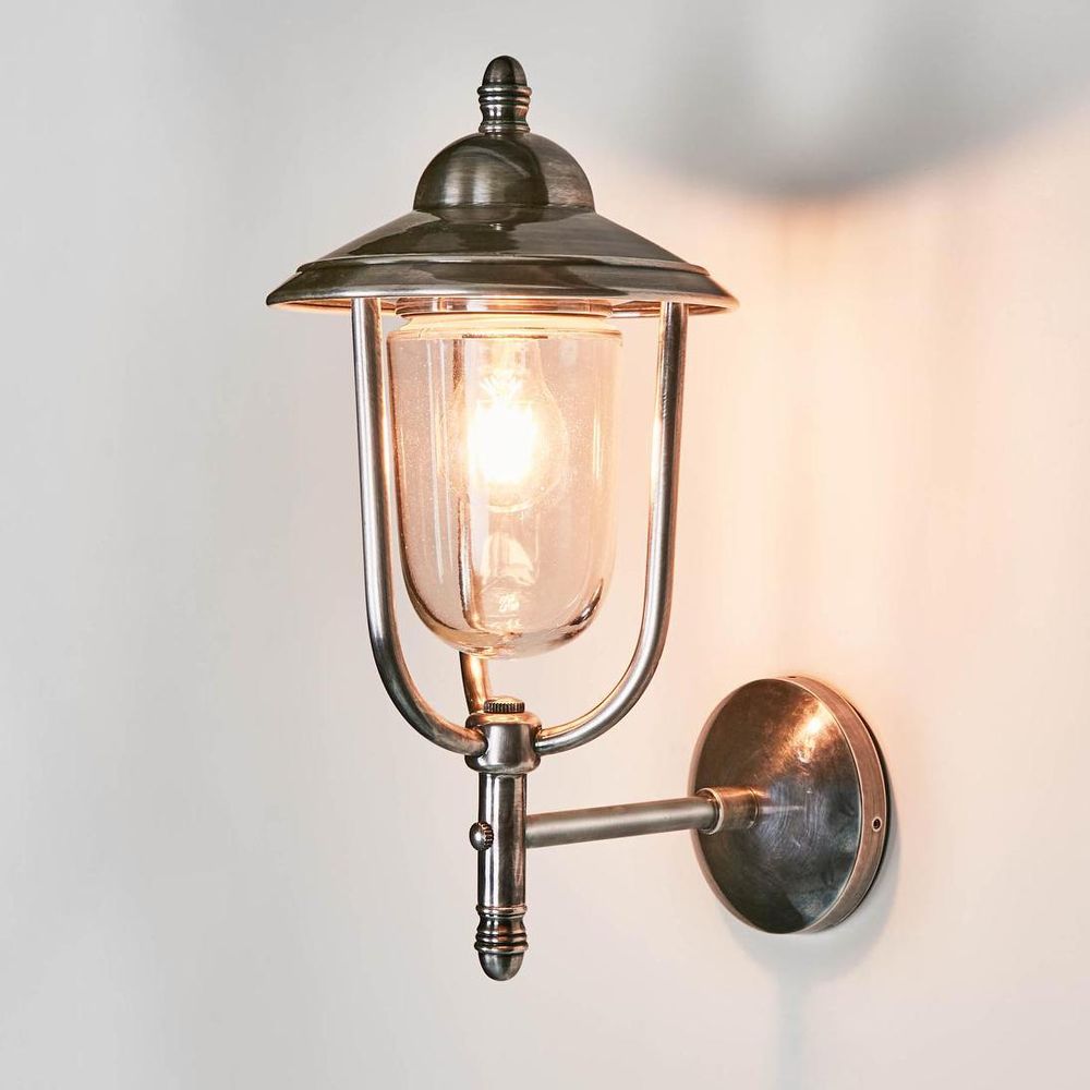 Pier Outdoor Wall Lamp Antique Silver - ELPIM51230AS