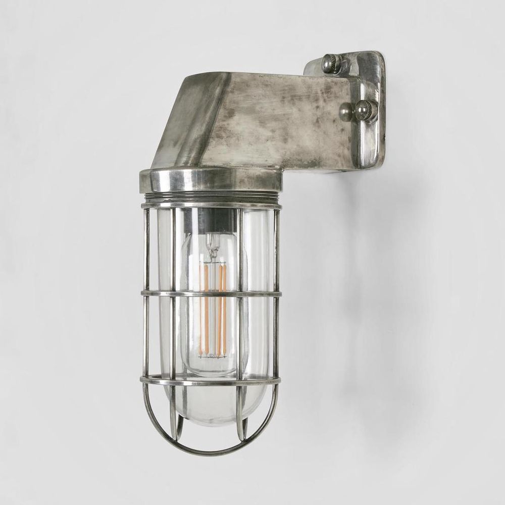Royal London Outdoor Wall Light Antique Silver - ELPIM50401AS