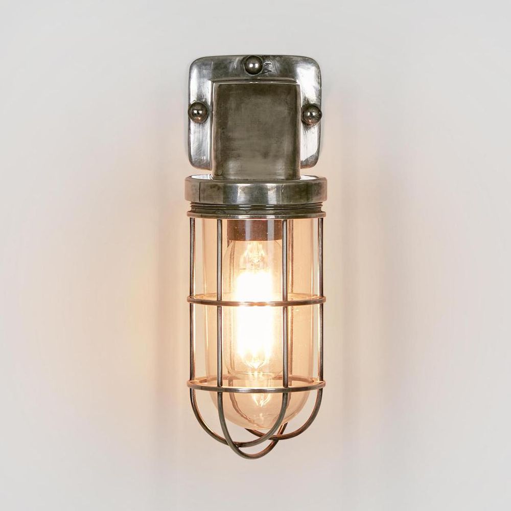 Royal London Outdoor Wall Light Antique Silver - ELPIM50401AS