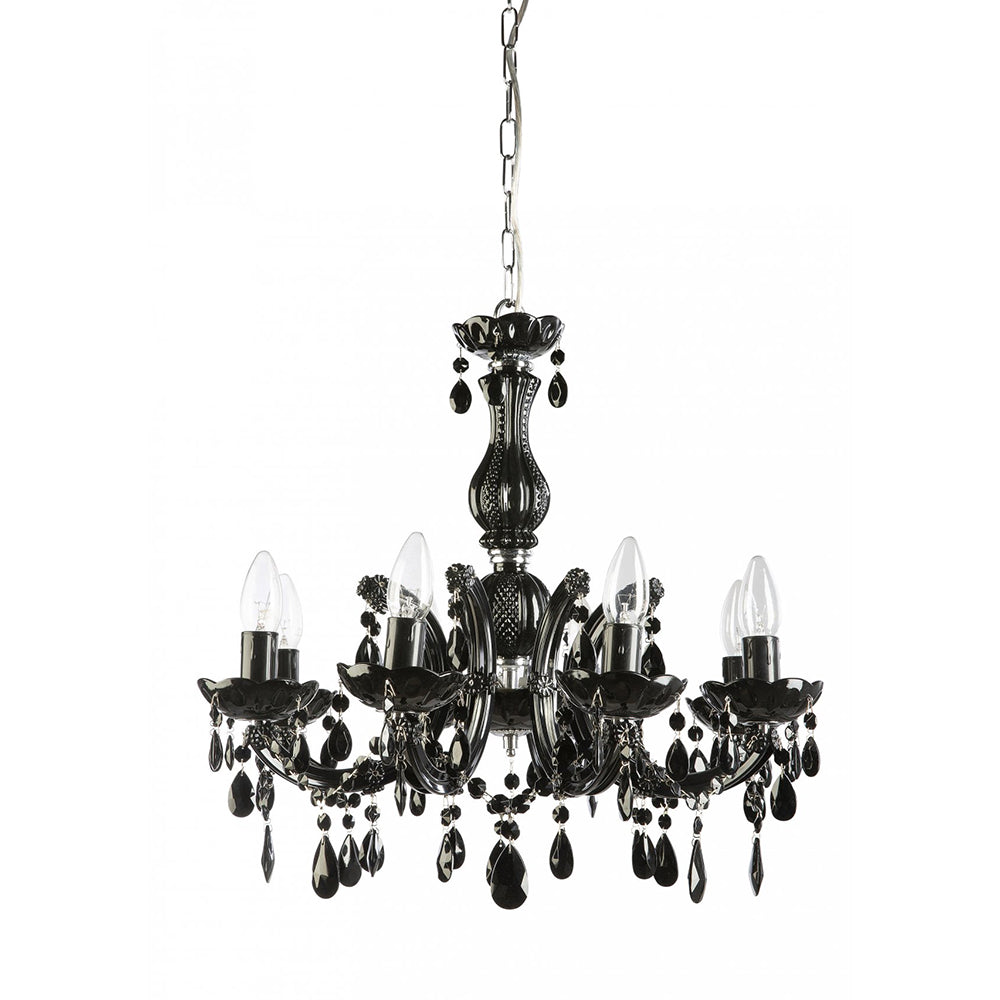 Buy Chandeliers Australia Fiorentino Lighting - C-MAR 8 Light Chandelier Black