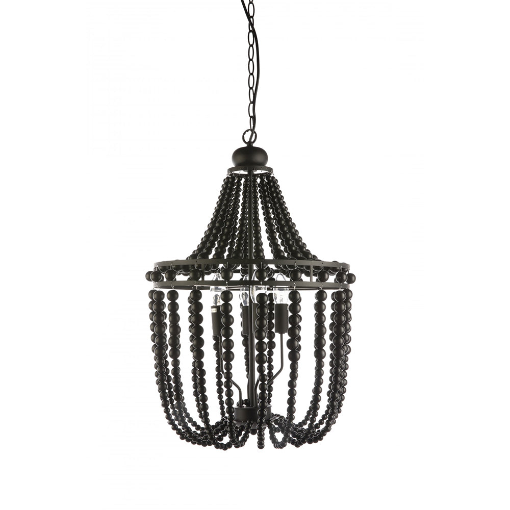 Fiorentino Lighting - DUCHES 4 Light Pendant Black