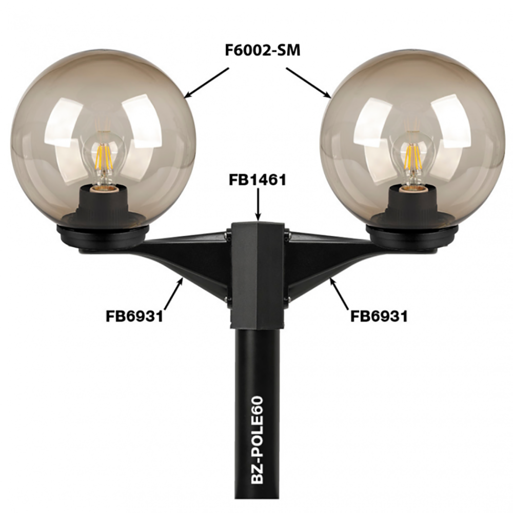 Buy Post Tops Australia Post Top ES 240V 21W Clear PMMA - F6002-SM