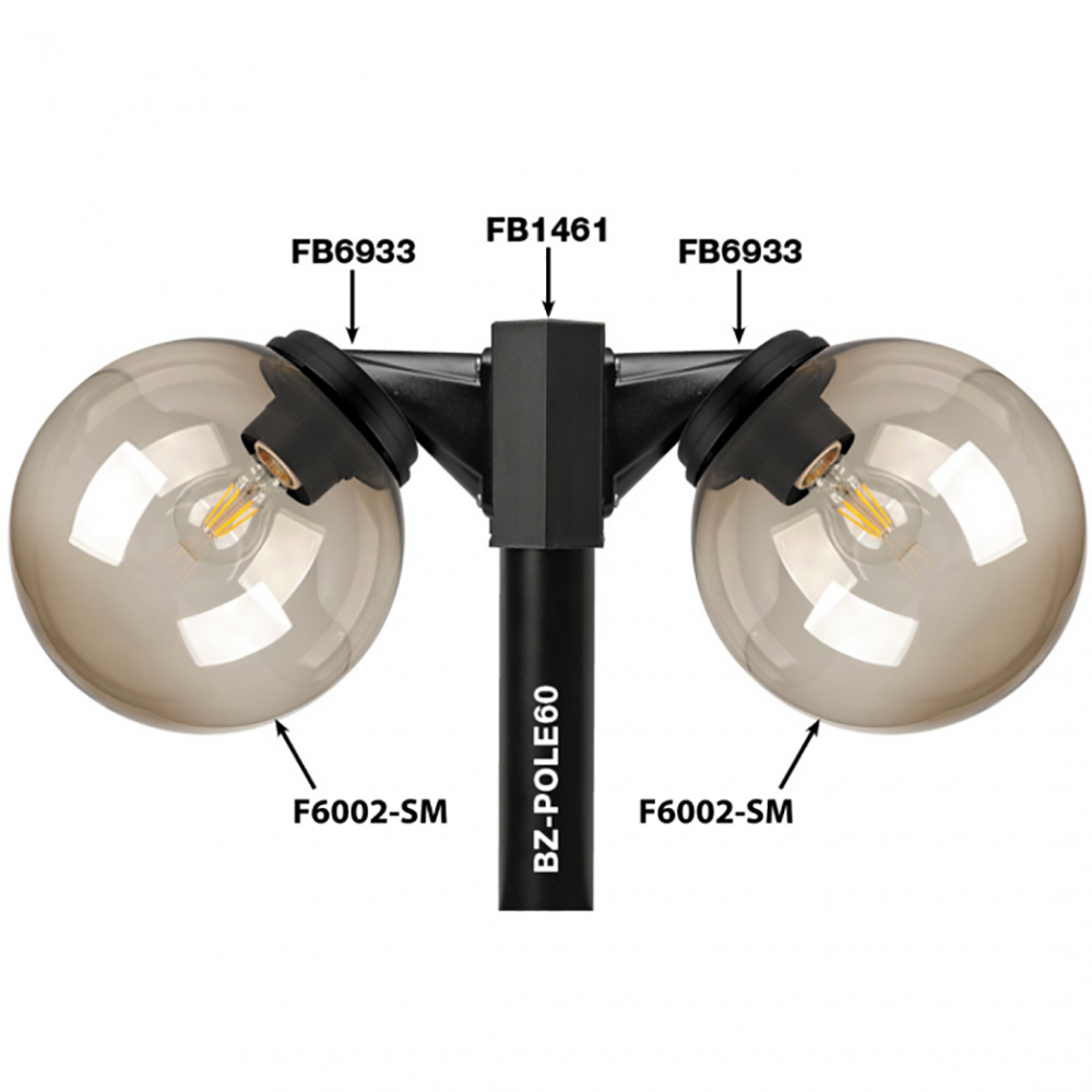 Buy Post Tops Australia Post Top ES 240V 21W Clear PMMA - F6002-SM