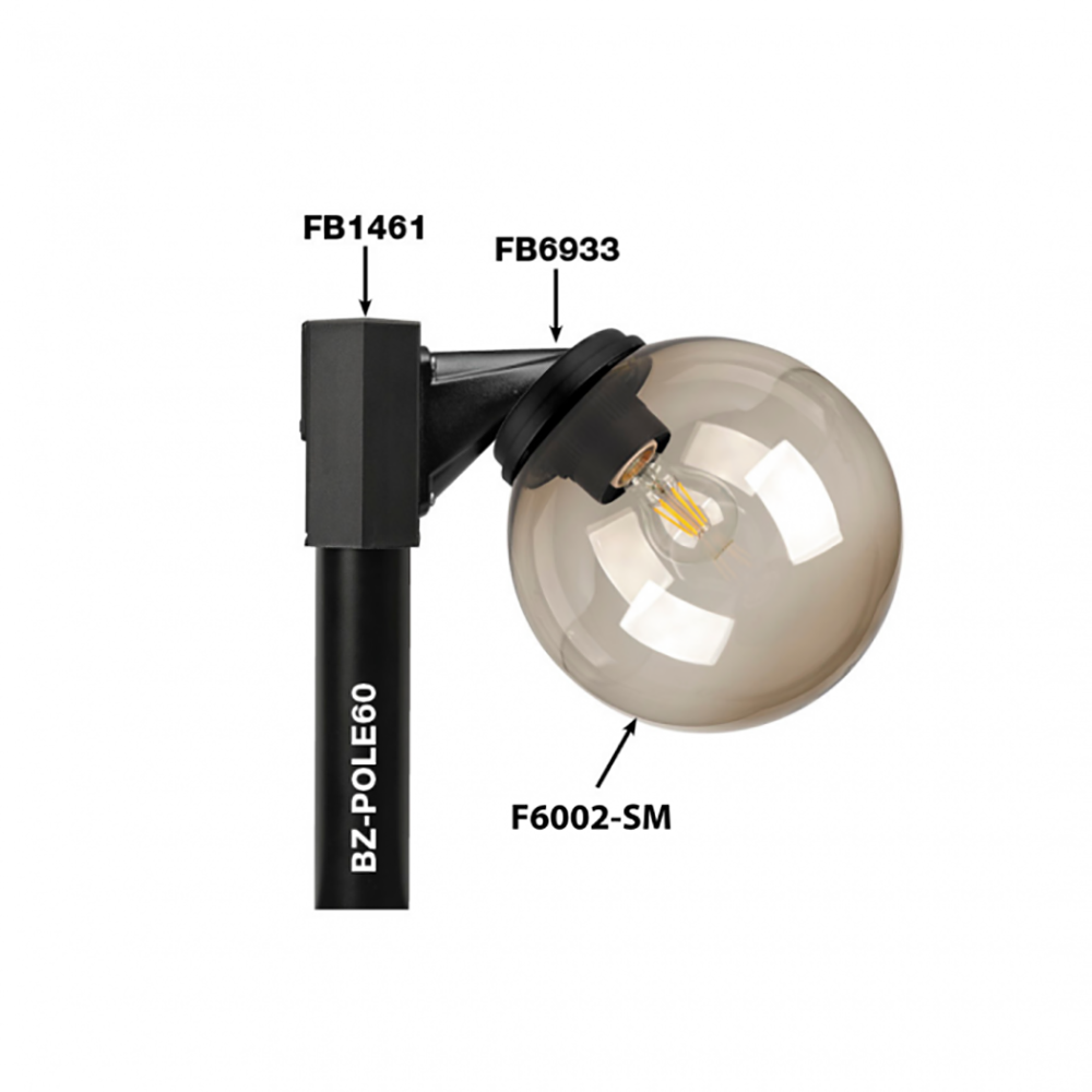 Buy Post Tops Australia Post Top ES 240V 21W Clear PMMA - F6002-SM