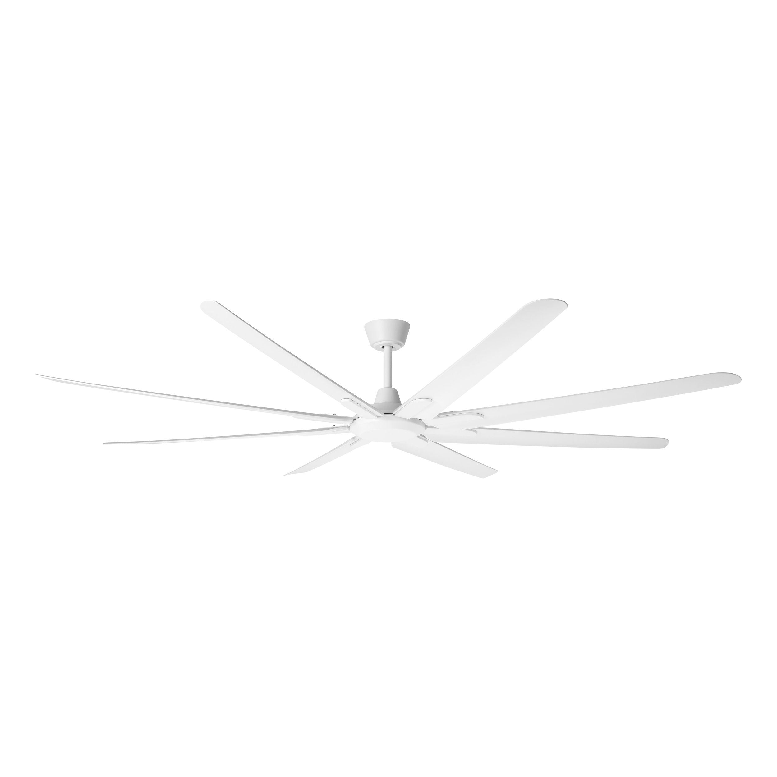 Santorini DC Ceiling Fan 84" Matt White  - 20789701