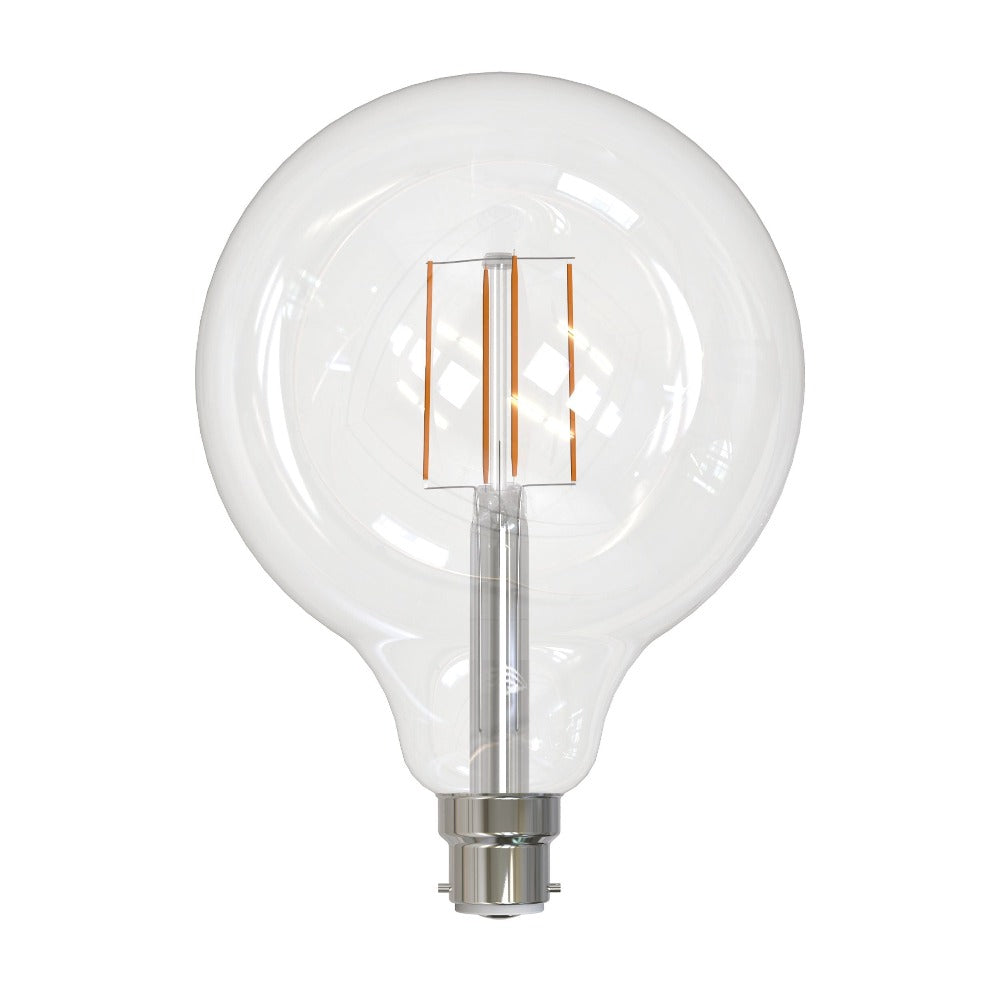 Bulb G125 LED Filament Globe BC 240V 7.5W Clear 2700K - 205958