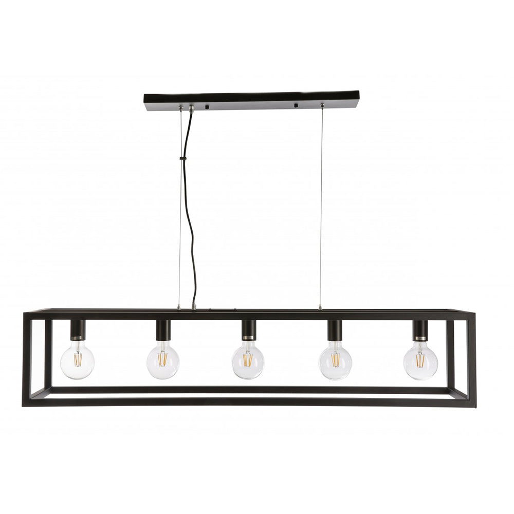 Buy Island Pendant Lights Australia Fiorentino Lighting - DEVON 5 Light Pendant Black