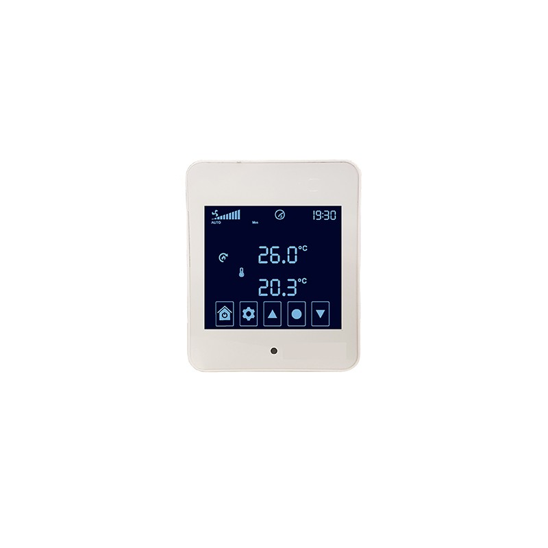 Buy Smart Switches & Plugs Australia Smart Switches & Plug Digital Touch Screen Thermostat White - FAN7194