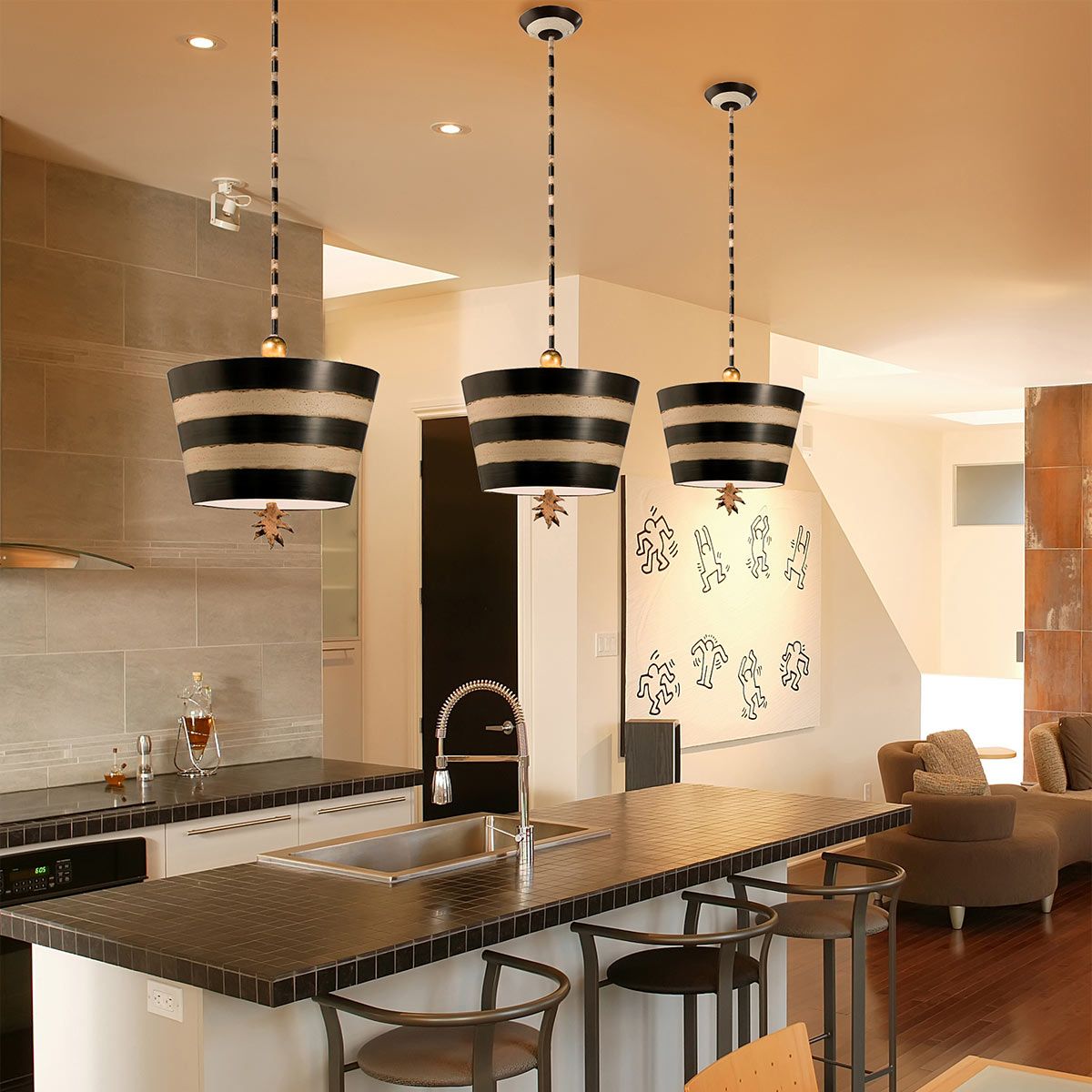 South Beach Pendant Light Black - FB-SOUTHBEACH-P