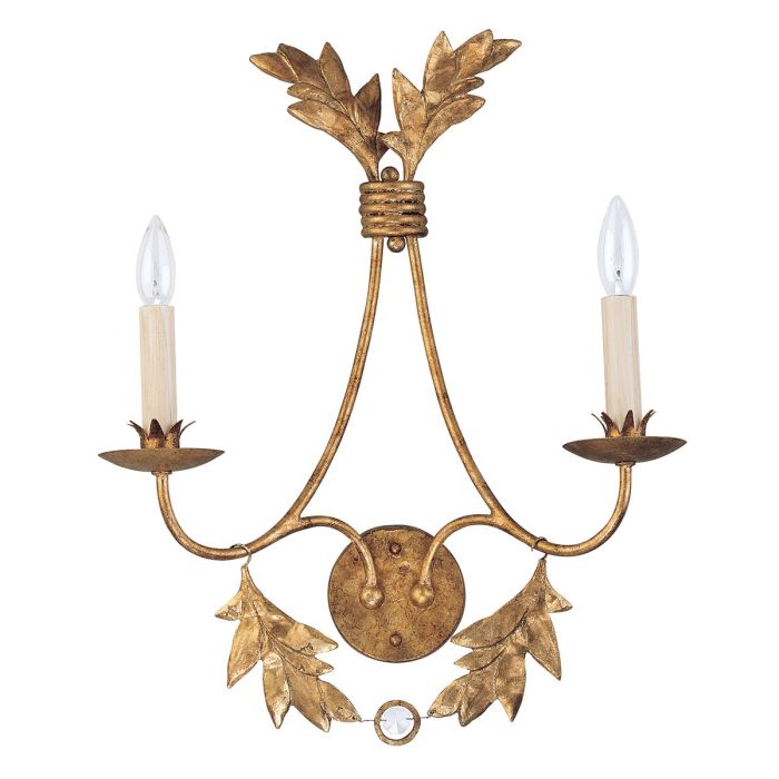 Sweet Olive 2 Light Wall Light Gilded Gold - FB-SWEET-OLIVE2