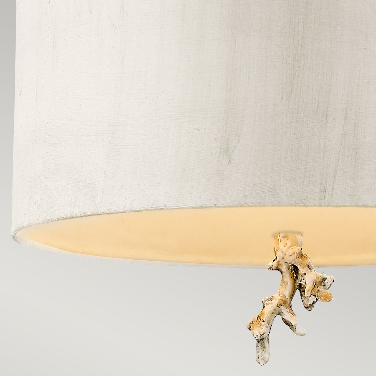 Trellis Pendant Light Putty Patina & Silver Leaf - FB-TRELLIS-P