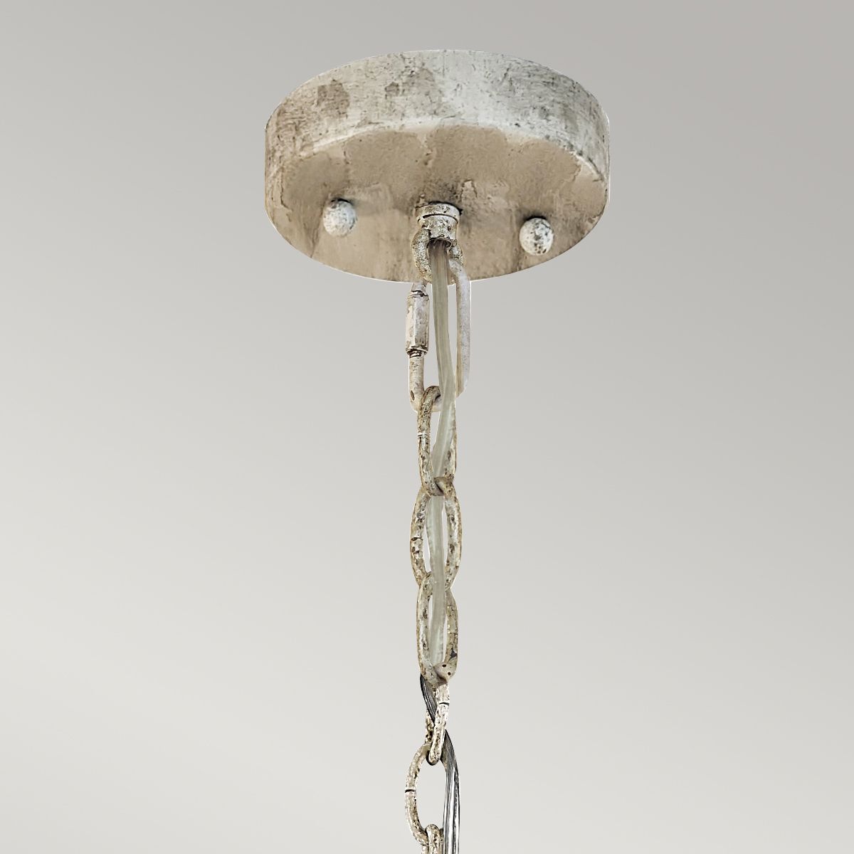 Trellis Pendant Light Putty Patina & Silver Leaf - FB-TRELLIS-P