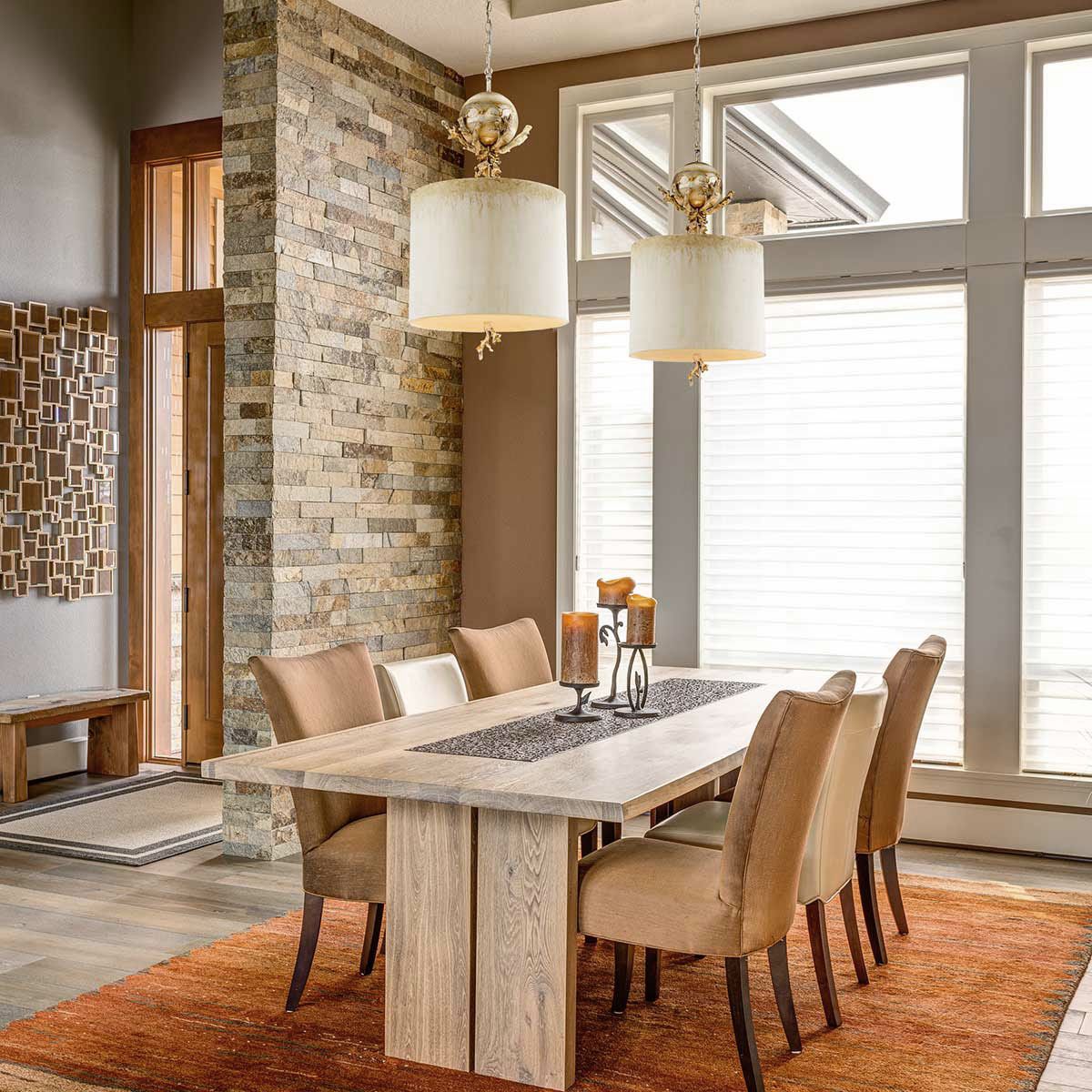 Trellis Pendant Light Putty Patina & Silver Leaf - FB-TRELLIS-P