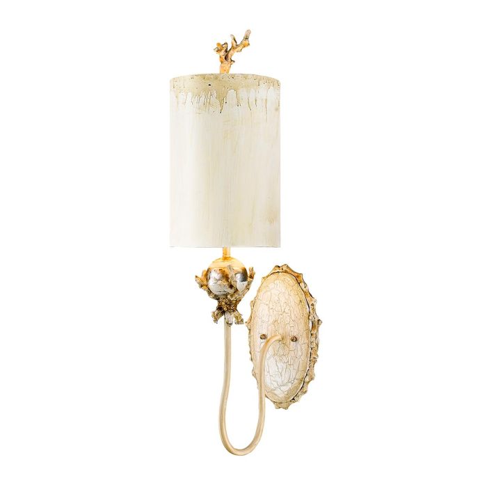 Trellis Wall Light Putty Patina & Silver Leaf - FB-TRELLIS1