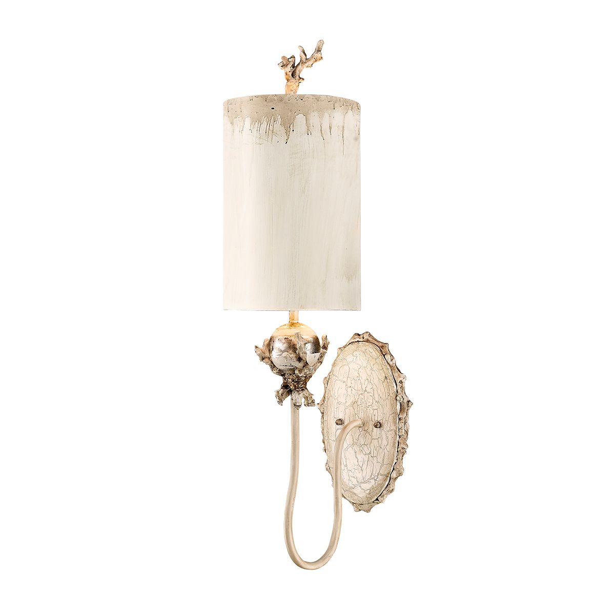 Trellis Wall Light Putty Patina & Silver Leaf - FB-TRELLIS1