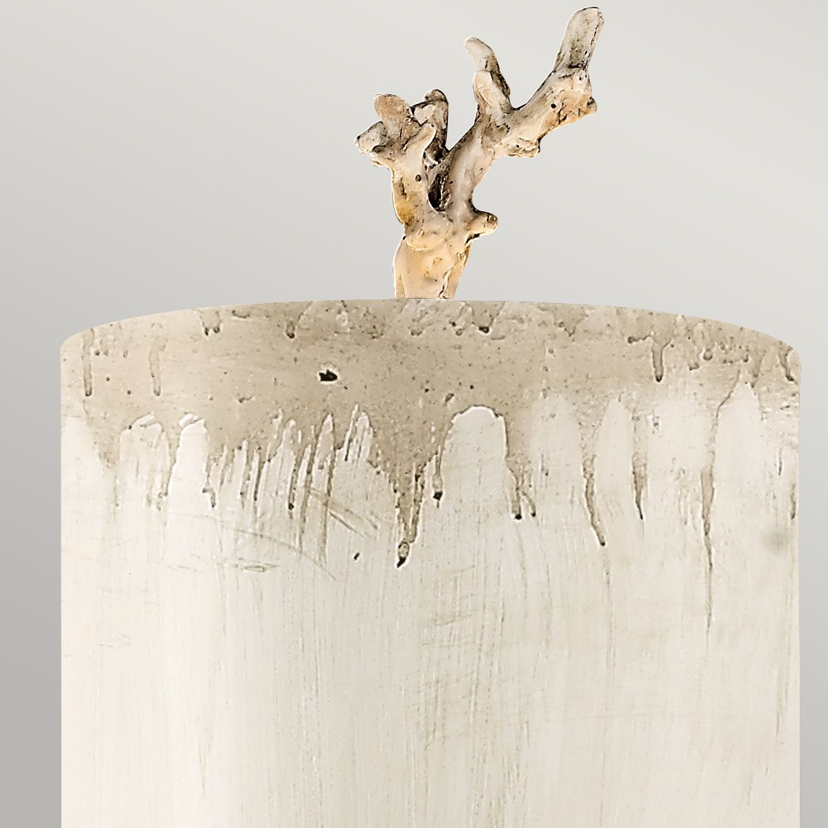 Trellis Wall Light Putty Patina & Silver Leaf - FB-TRELLIS1