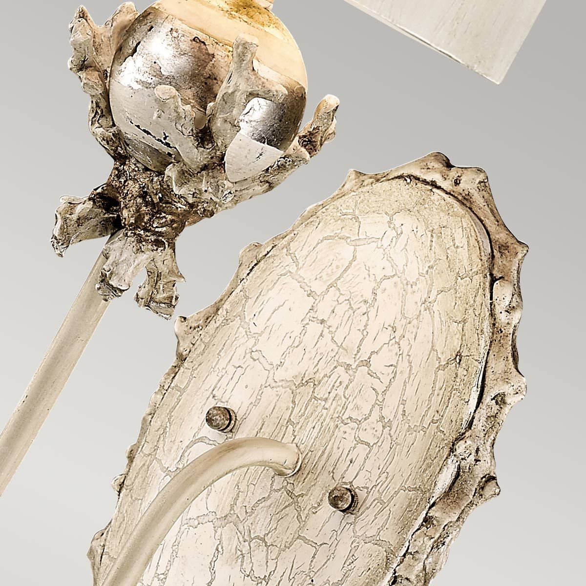 Trellis Wall Light Putty Patina & Silver Leaf - FB-TRELLIS1