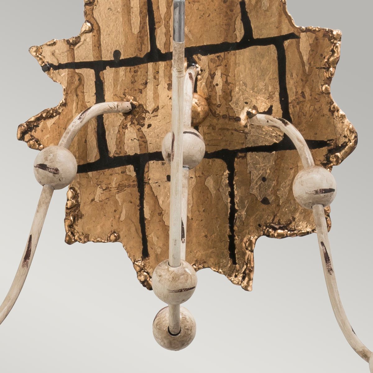 Venetian 3 Light Wall Light Beige Patina & Gold - FB-VENETIAN-W3