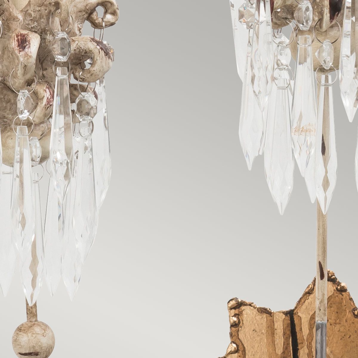 Venetian 3 Light Wall Light Beige Patina & Gold - FB-VENETIAN-W3