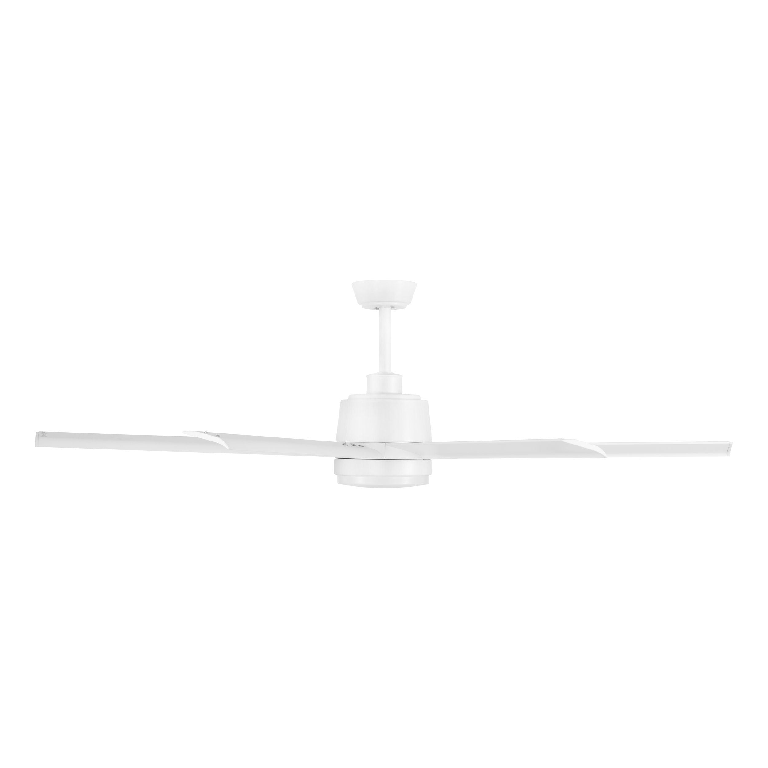 Tourbillion Pro DC Ceiling Fan 60" White Blade With Remote - 20779401