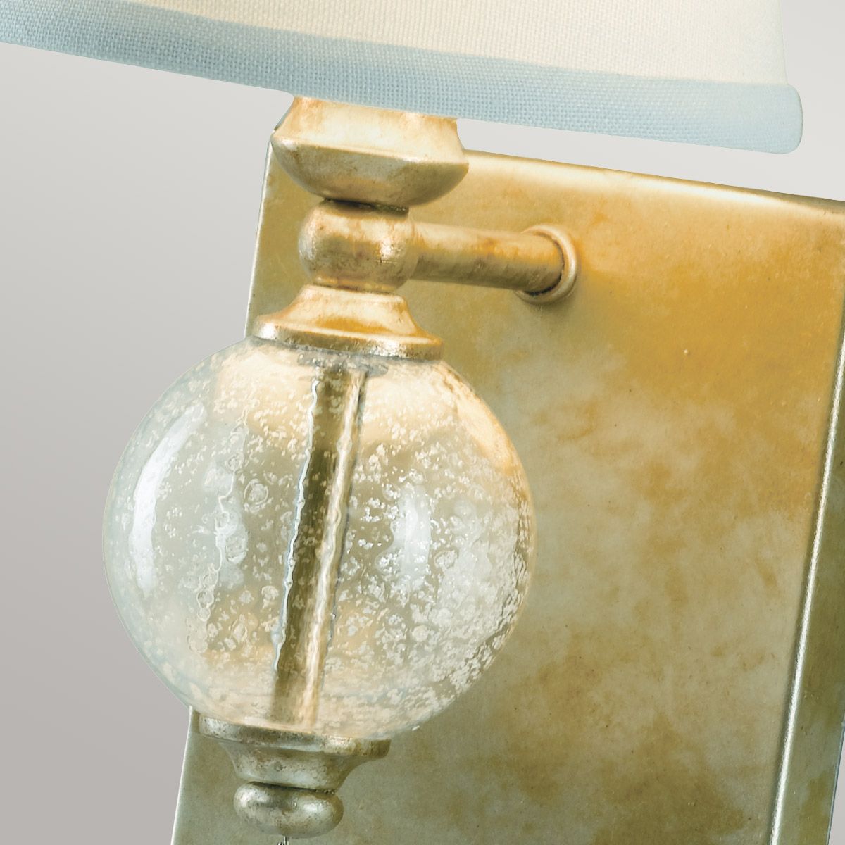 Argento Wall Light Oxidized Silver Leaf - FE-ARGENTO1