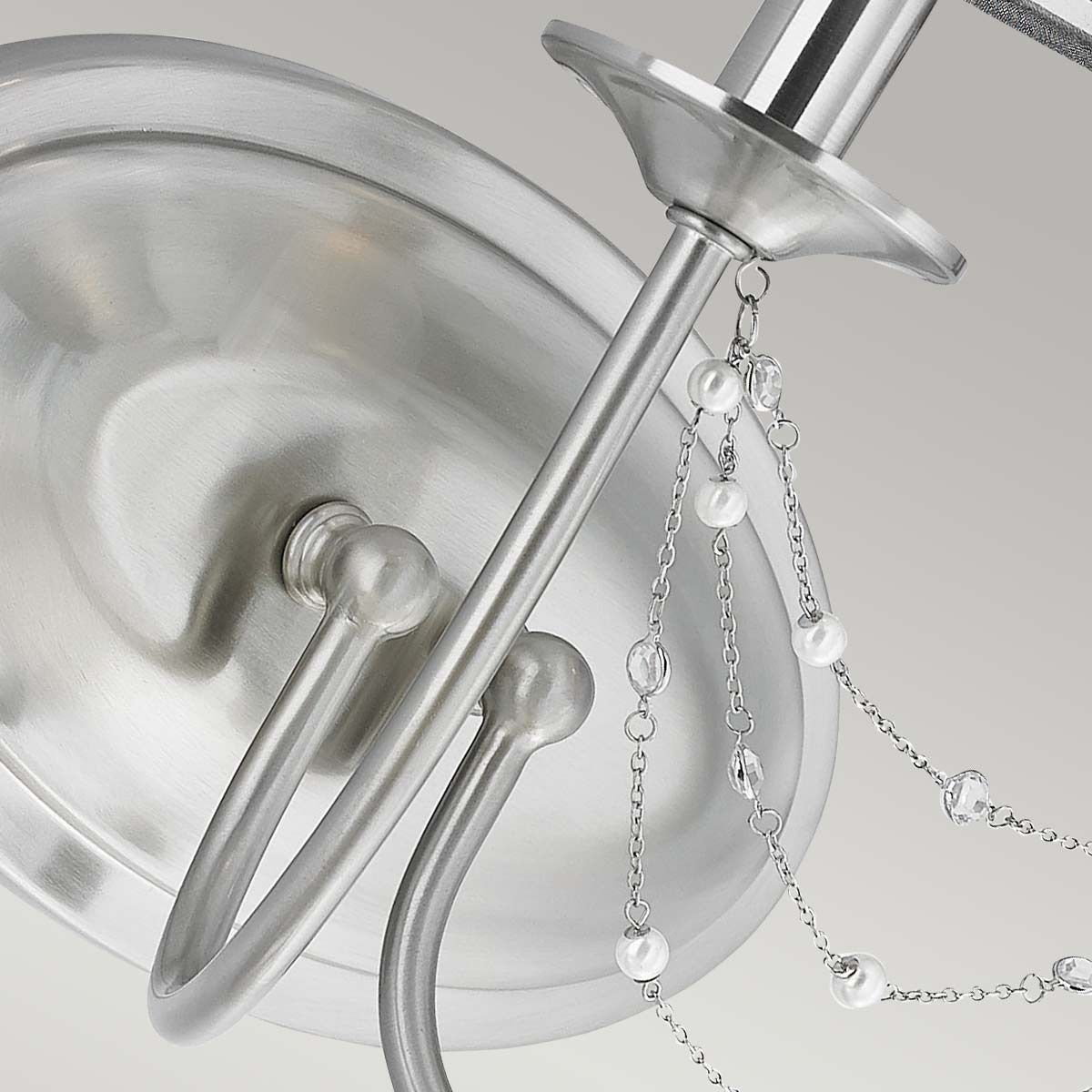 Aveline 2 Light Wall Light Brushed Steel - FE-AVELINE2