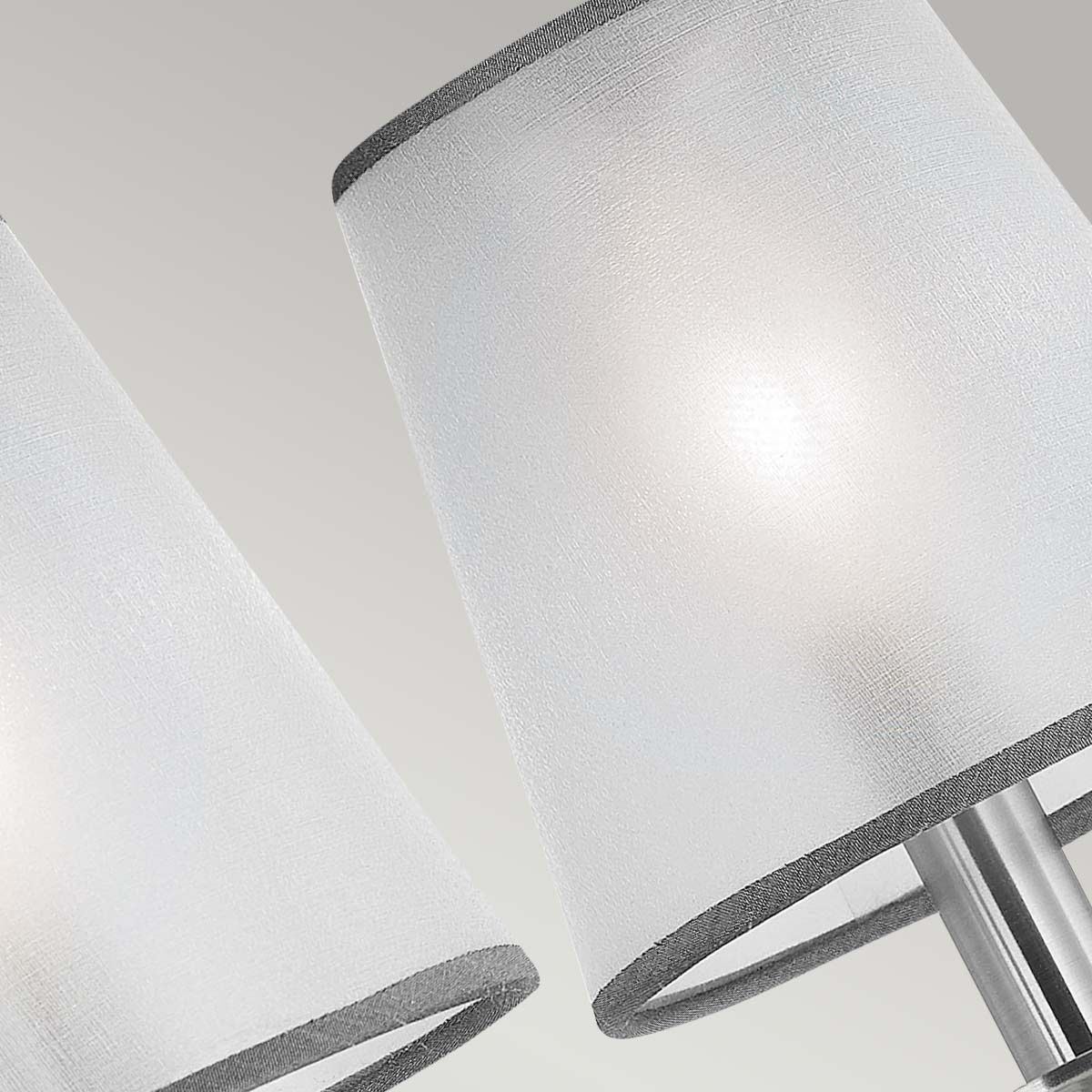 Aveline 2 Light Wall Light Brushed Steel - FE-AVELINE2