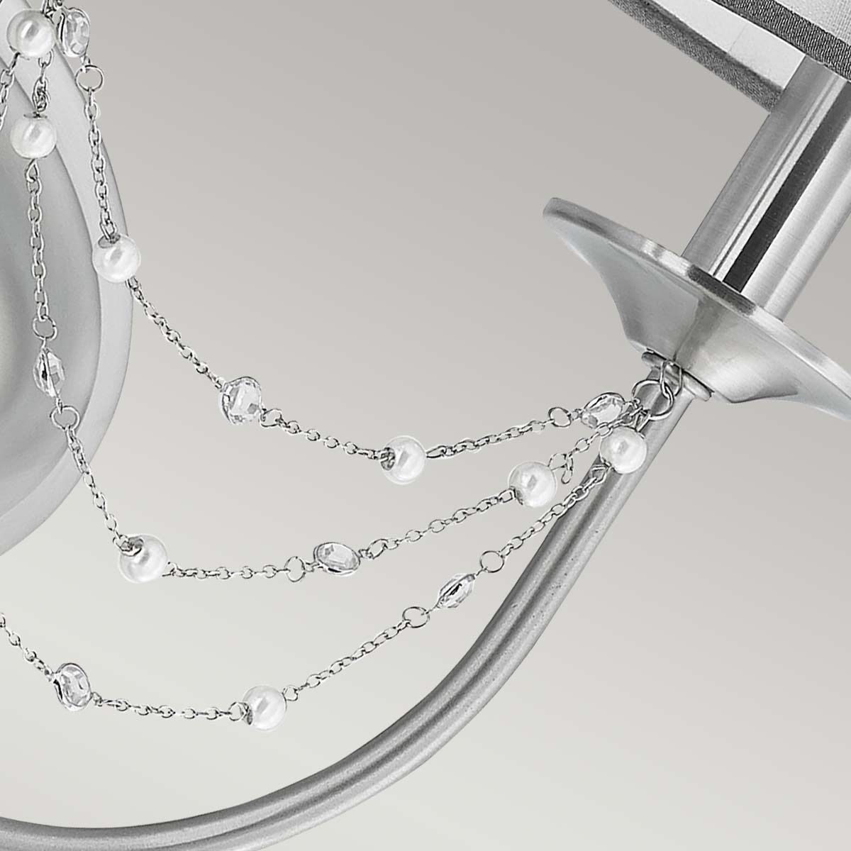 Aveline 2 Light Wall Light Brushed Steel - FE-AVELINE2