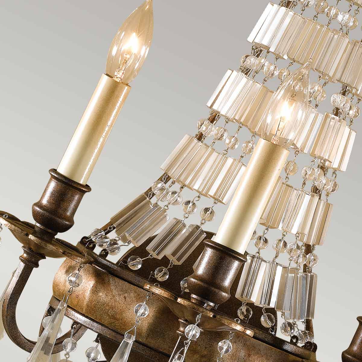 Bellini 3 Light Wall Light Oxidized Bronze & British Bronze - FE-BELLINI-W3