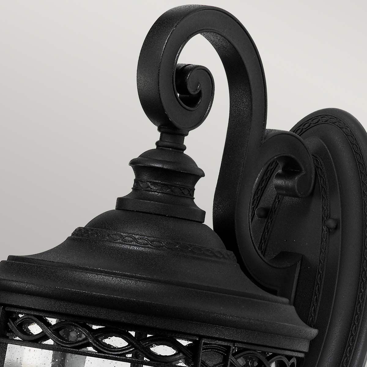 English Bridle 3 Light Large Wall Lantern Black - FE-EB2-L-BLK