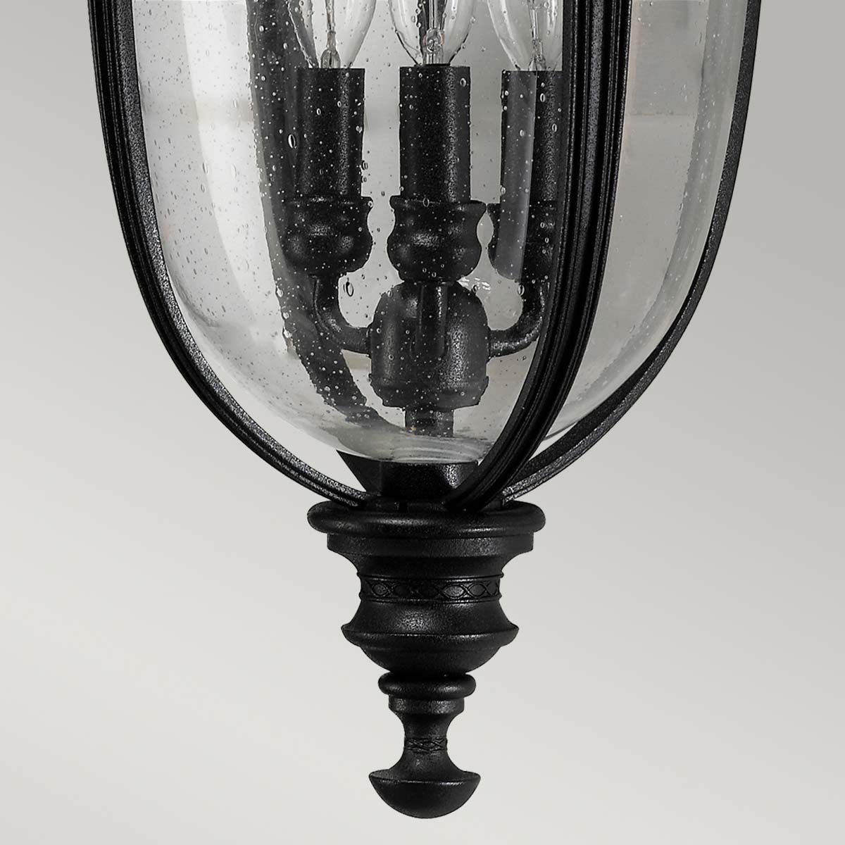 English Bridle 3 Light Large Wall Lantern Black - FE-EB2-L-BLK
