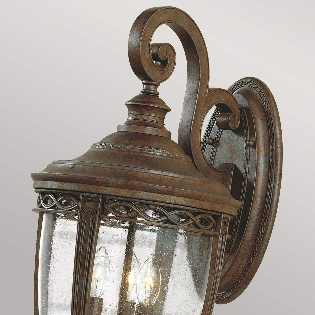English Bridle 3 Light Large Wall Lantern British Bronze - FE-EB2-L-BRB