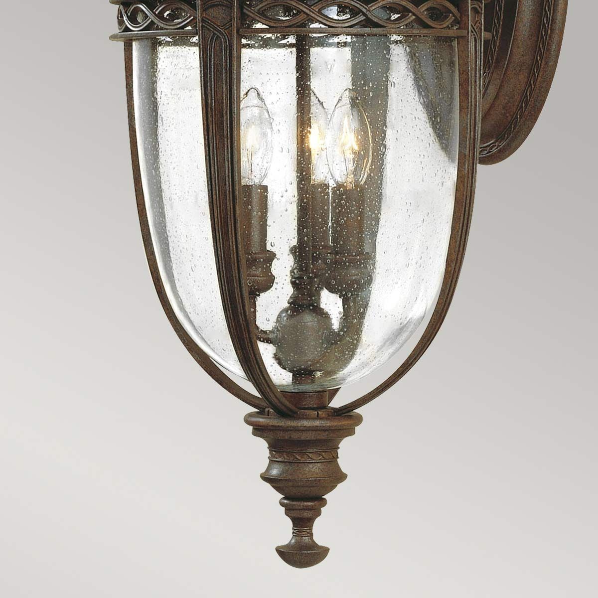 English Bridle 3 Light Large Wall Lantern British Bronze - FE-EB2-L-BRB