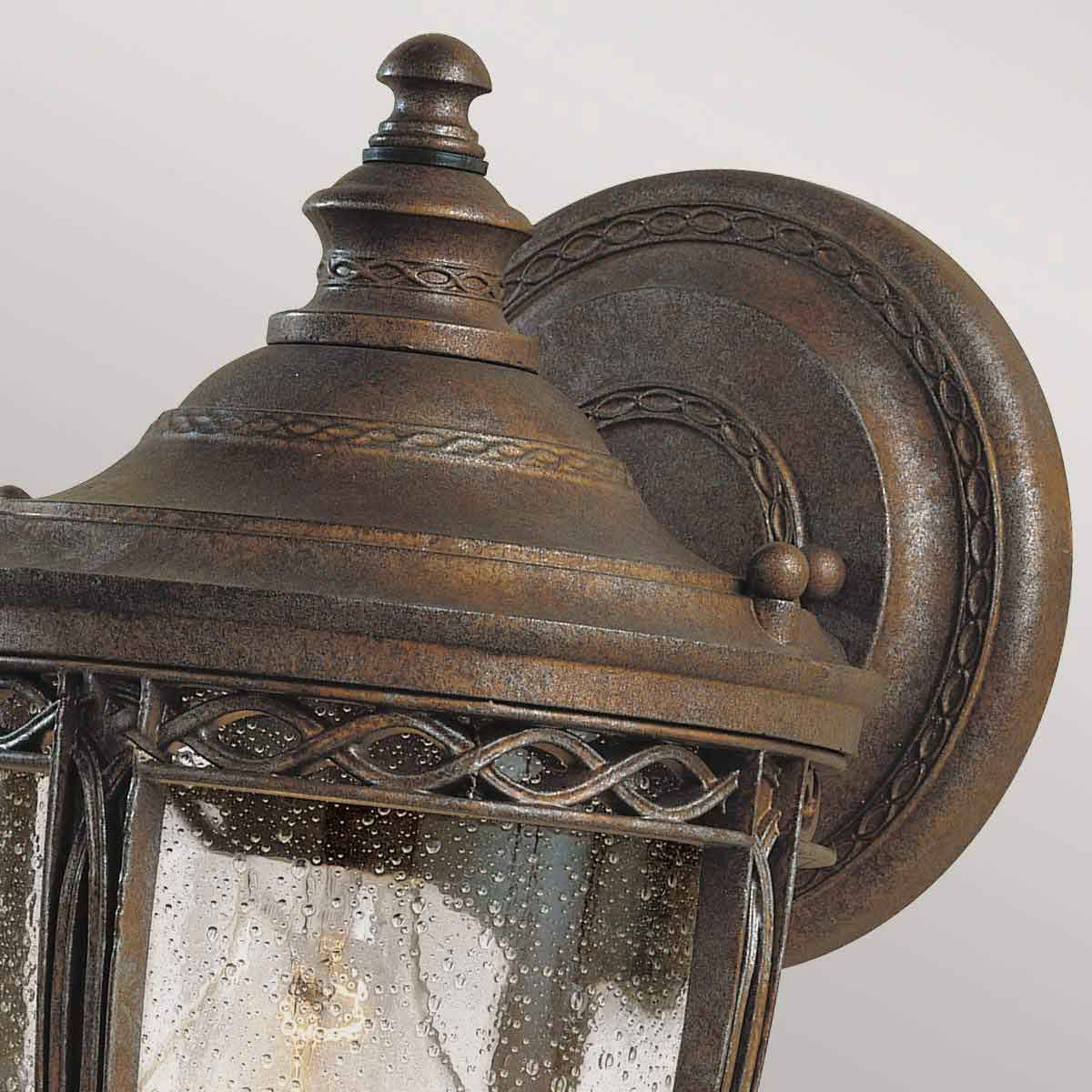 English Bridle 1 Light Small Wall Lantern British Bronze - FE-EB2-S-BRB