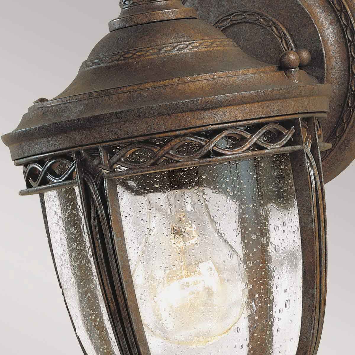 English Bridle 1 Light Small Wall Lantern British Bronze - FE-EB2-S-BRB