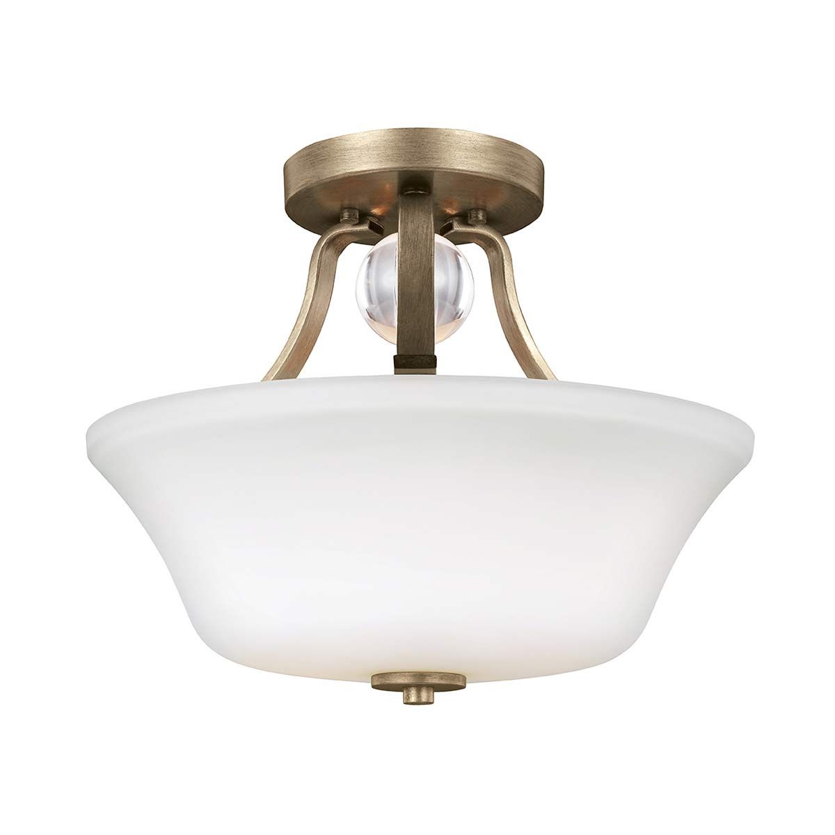 Evington 2 Light Semi Flush Mount Light Sunset Gold - FE-EVINGTON-SF-SG