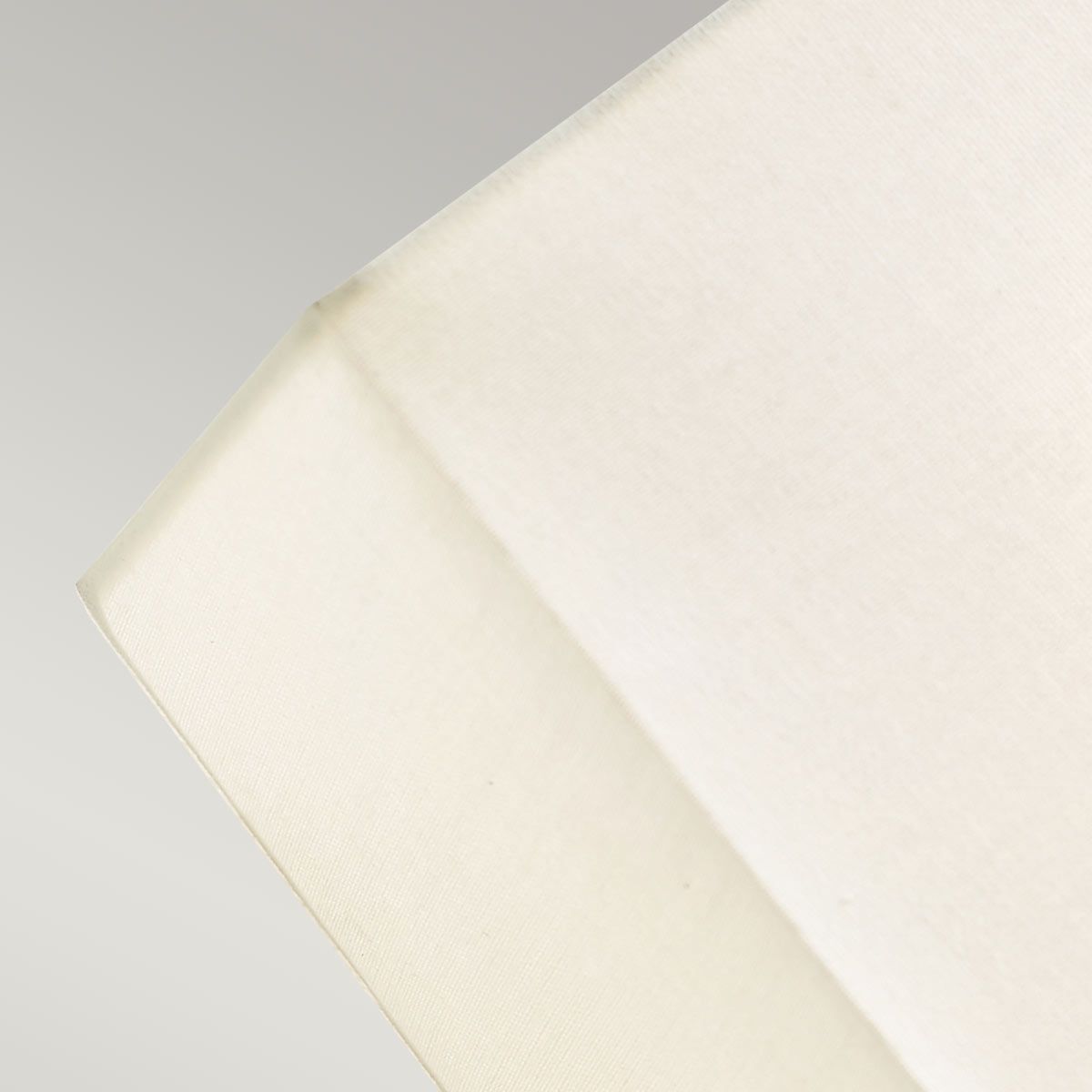 Georgia 1 Light Wall Light Aged Iron & Off White Cotton Shade - FE-GEORGIA1